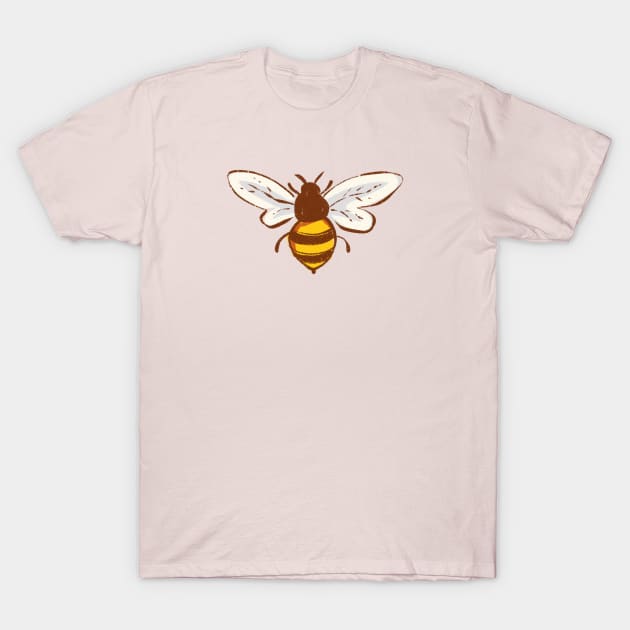 Bee Drawing T-Shirt by Alexandra Franzese